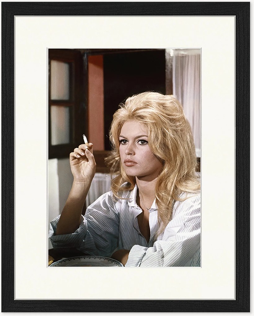 Foto incorniciata fatta a mano Brigitte Bardot