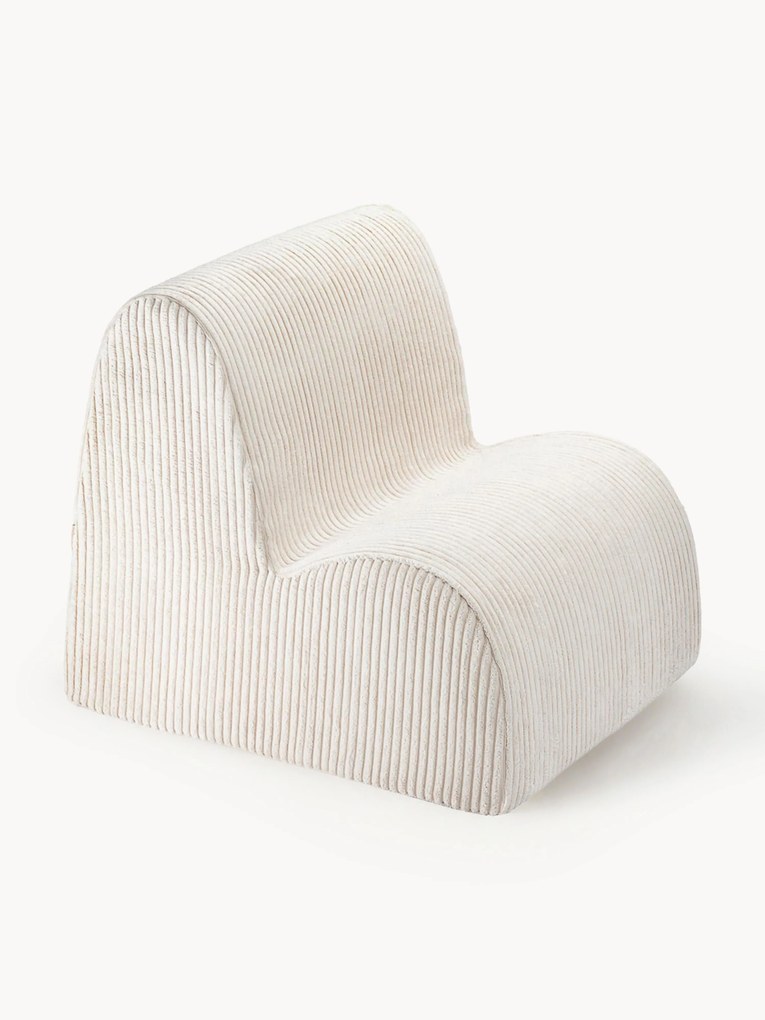 Poltrona per bambini in velluto a coste Cloud