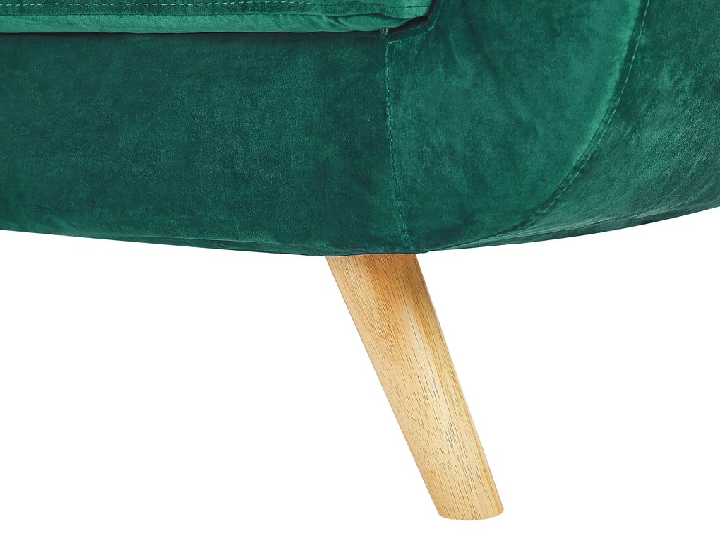 Copridivano 2 posti Verde Smeraldo BERNES Beliani