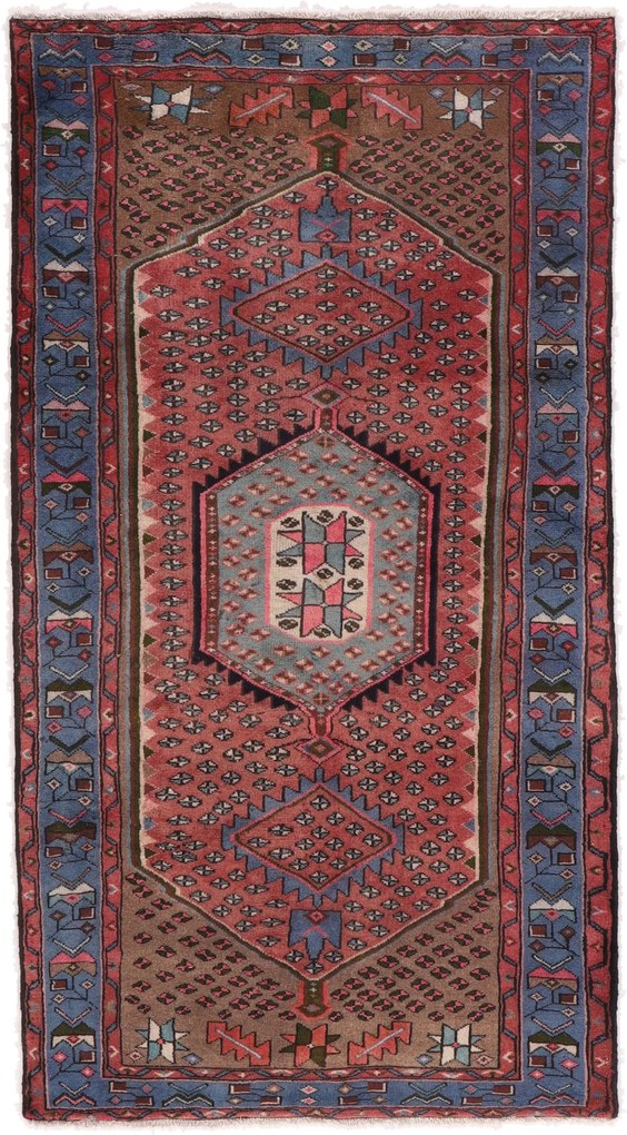 Hamedan Tappeto 110x200 (Iran) Annodato A Mano