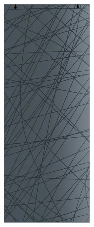 Anta per porta scorrevole esterno muro Armonia fumè in vetro, L 96 x H 215 cm spessore 8 mm, apertura reversibile