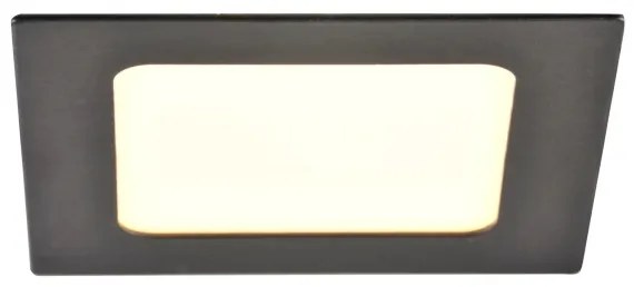 Lampada LED da incasso RIGEL LED/4,8W/230V 4000K 11,8x11,8 cm nero
