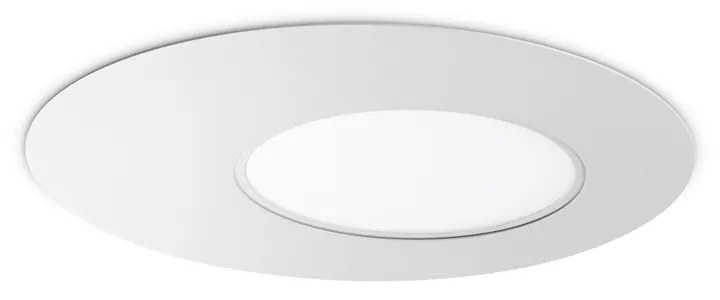 Plafoniera Contemporanea Iride Metallo Bianco Led Integrato 17W 3000K Ip20