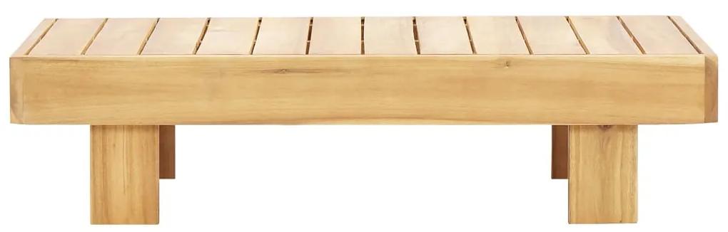Tavolino da caffè 100x60x25 cm in legno massello di acacia
