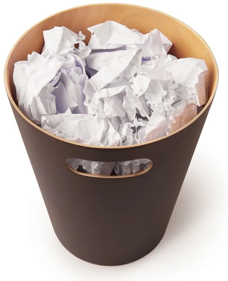 Cestino in legno da 7,5 l Woodrow - Umbra