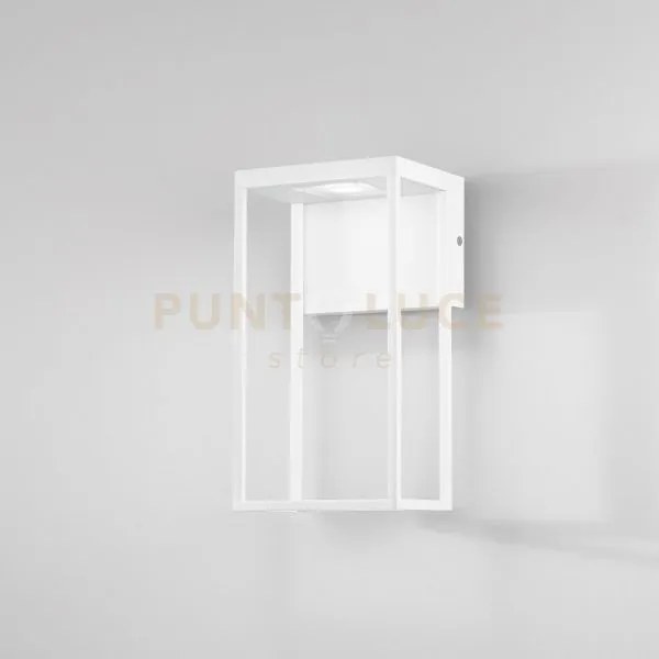 Applique led gris bianca 12w 1390lm cct 3000k / 4000k ip54 15x12,6x...