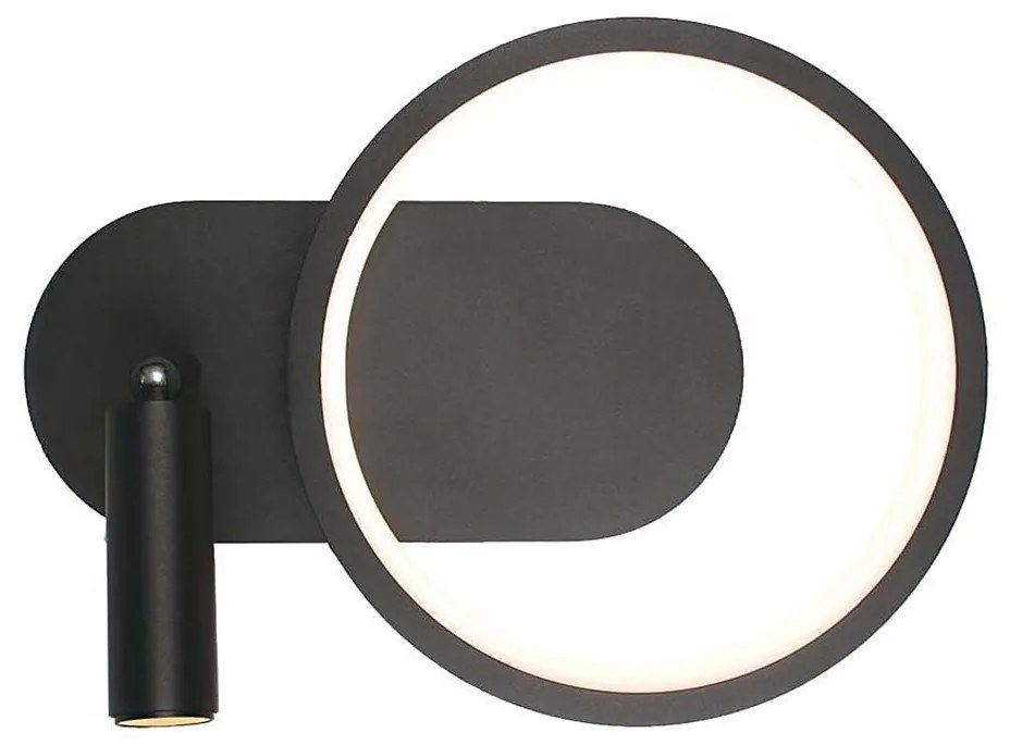 Applique a LED LED/14W/230V 3000K nero