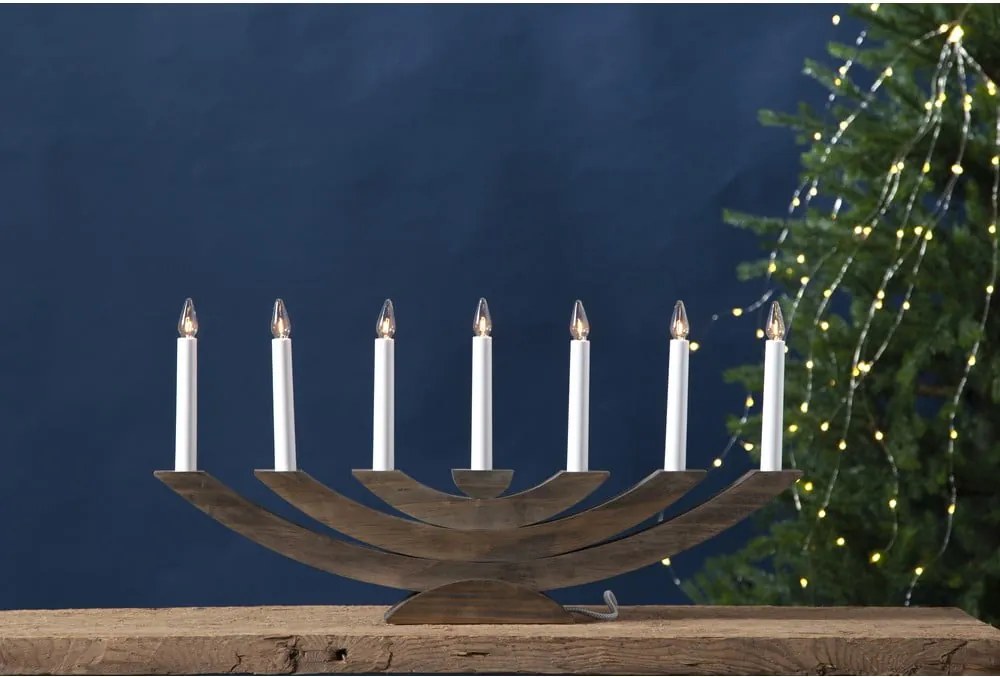 Decorazione luminosa natalizia marrone Navida - Star Trading