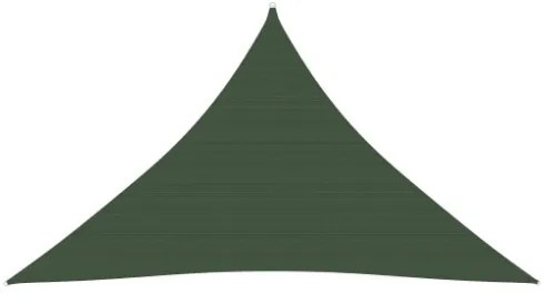 Vela Parasole 160 g/m² Verde Scuro 5x5x6 m in HDPE