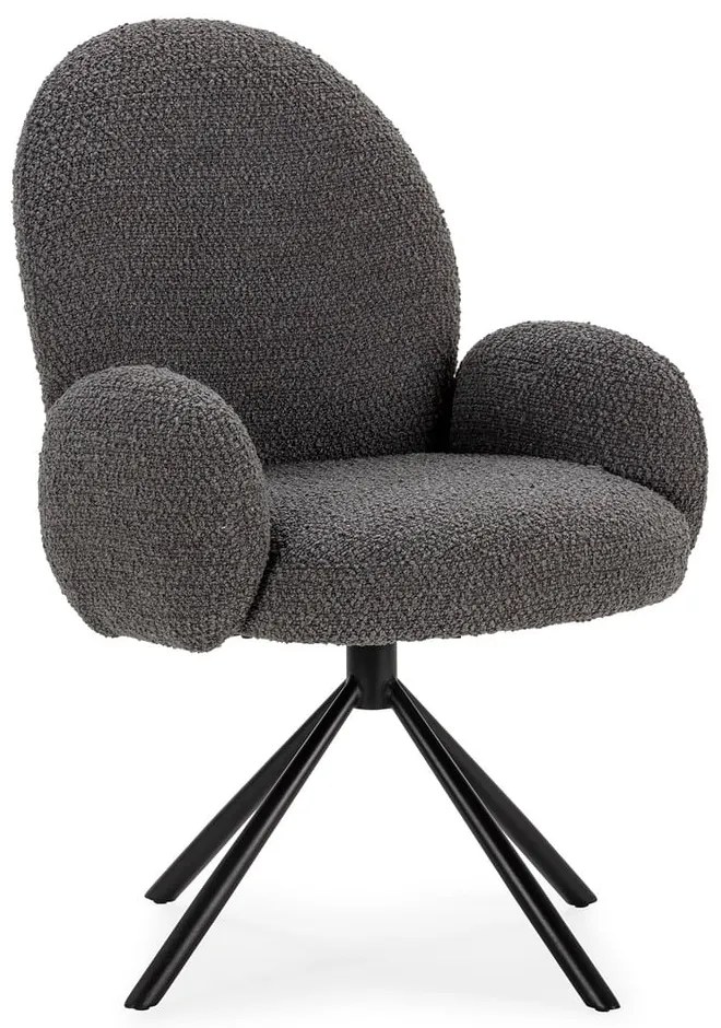 Poltrona grigio scuro Dario - Marckeric