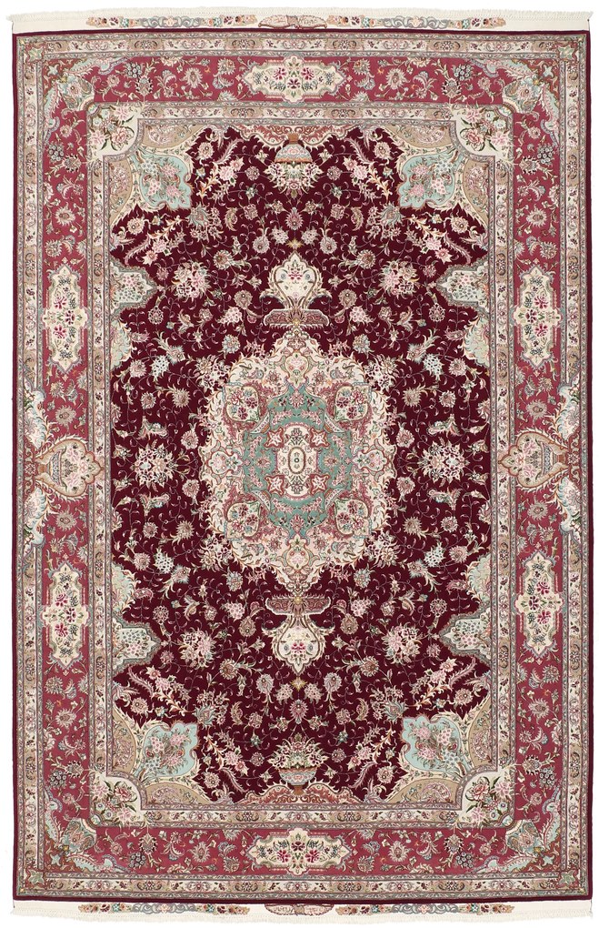 Tabriz Tappeto persiano 300x210 (Iran) Annodato A Mano