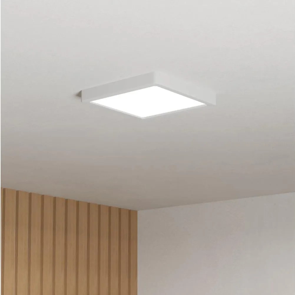 Eglo 901336 - Plafoniera da bagno LED FUEVA LED/10,5W/230V 22x22cm IP44 bianca