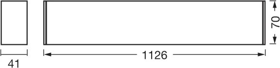 Osram - Plafoniera da soffitto dimmerabile a LED OFFICE LINE LED/30W/230V 112,6 cm, nero