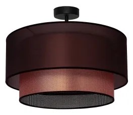 Duolla - Lampadario a plafone COPPER SHINY 1xE27/15W/230V diametro 45 cm marrone/rame