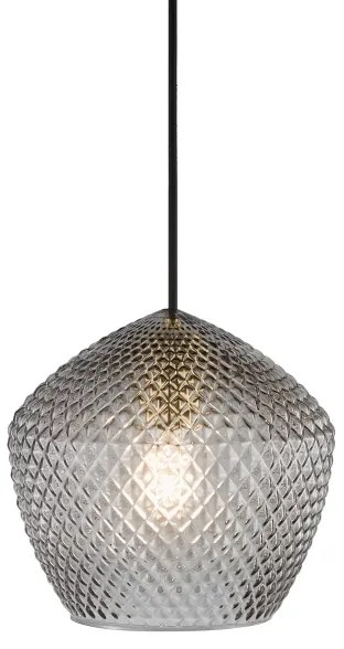 Nordlux - Lampadario a sospensione con filo ORBIFORM 1xE27/40W/230V nero/grigio