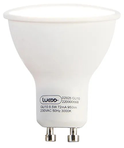 Set di 5 Lampadina LED GU10 8,5W 950lm 3000K