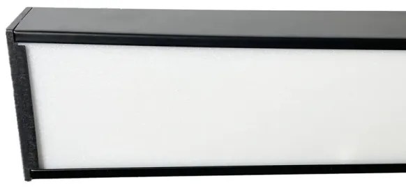 Plafoniera LED LED/32W/230V 4000K 120x13 cm nero