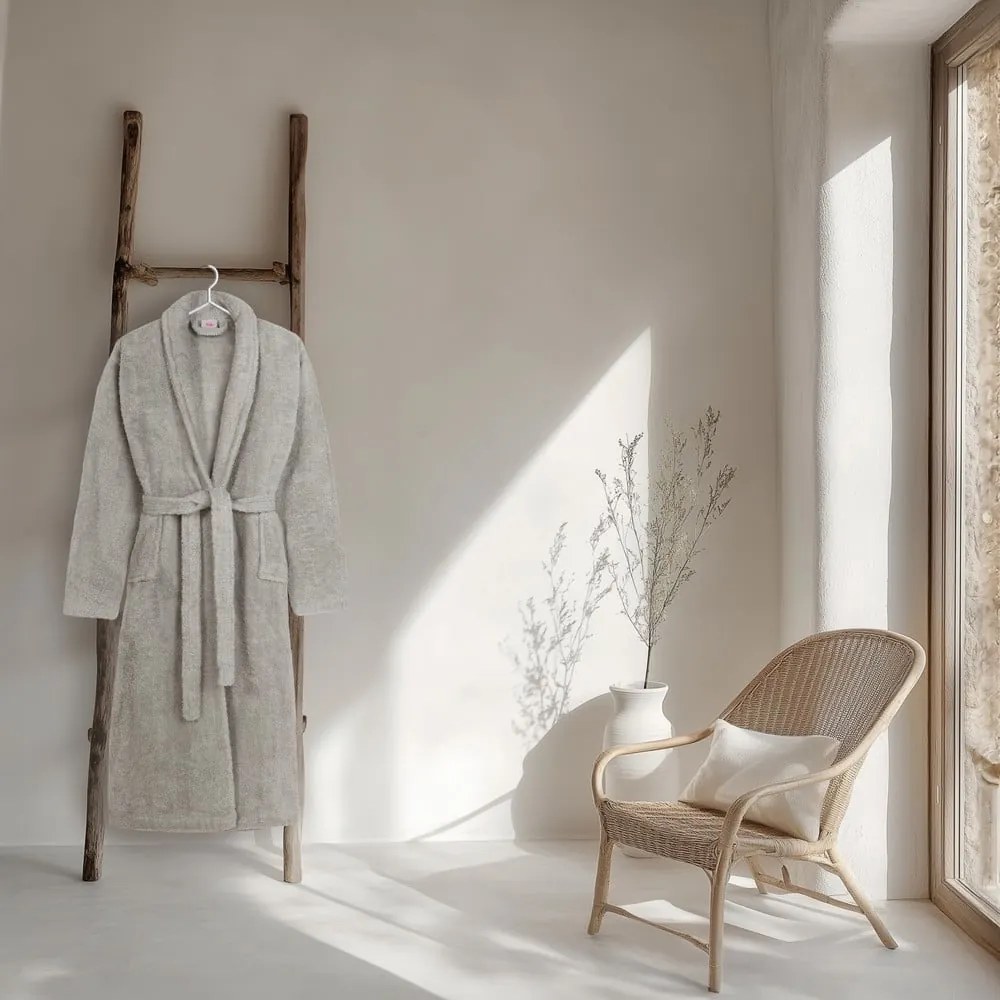 Accappatoio grigio in cotone XL/XXL Terry – HIP