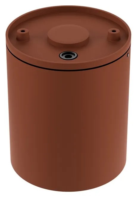 Applique da soffitto Cilindrica PAR30 IP54 in Alluminio e Vetro - Corten Colore del corpo Bianco