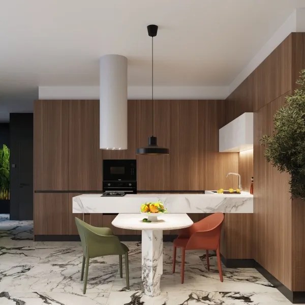 Sollux SL.1703 - Lampadario a sospensione con filo BILO 1xE27/15W/230V diametro 35 cm nero