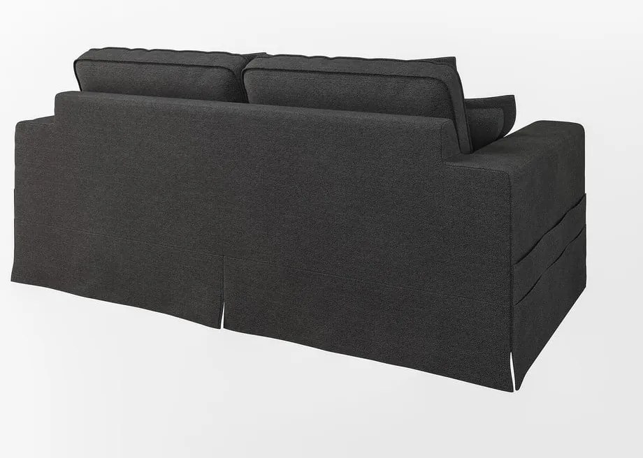 Divano nero 196 cm Nora – Ropez