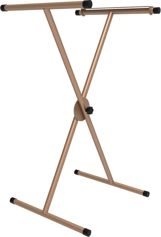 Gamba per mobili a X STEELMI Ibex regolabile in acciaio rame opaco L 60 x P 58 x H max 110 cm