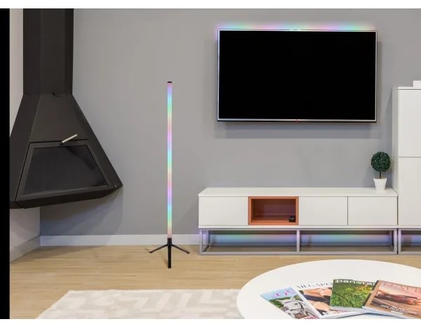 Globo 28062 - Lampada da terra LED RGB ROCKY LED/7W/5V con telecomando