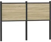 Testiera Sonoma 120 cm in Legno Multistrato e Acciaio 4007747