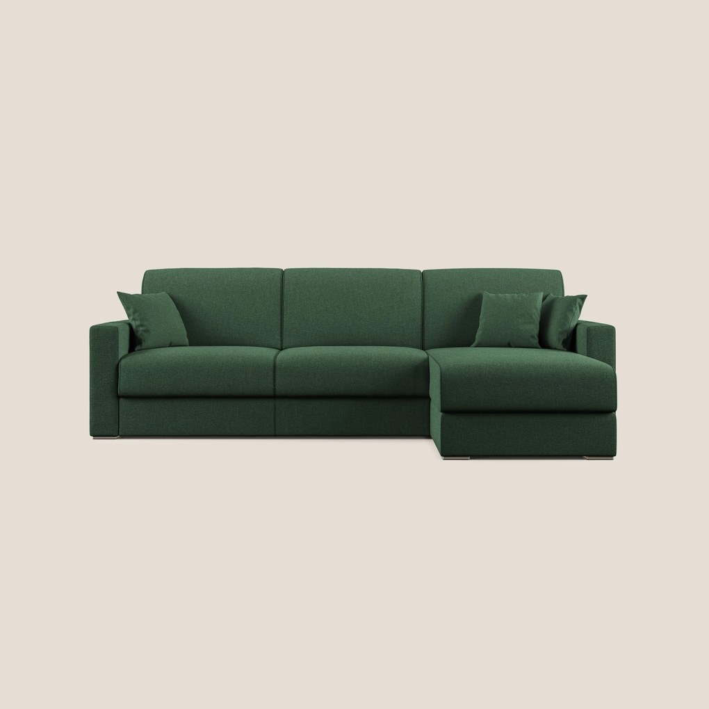 Best Divano letto angolare con penisola in tessuto smacchiabile QuickClean T08