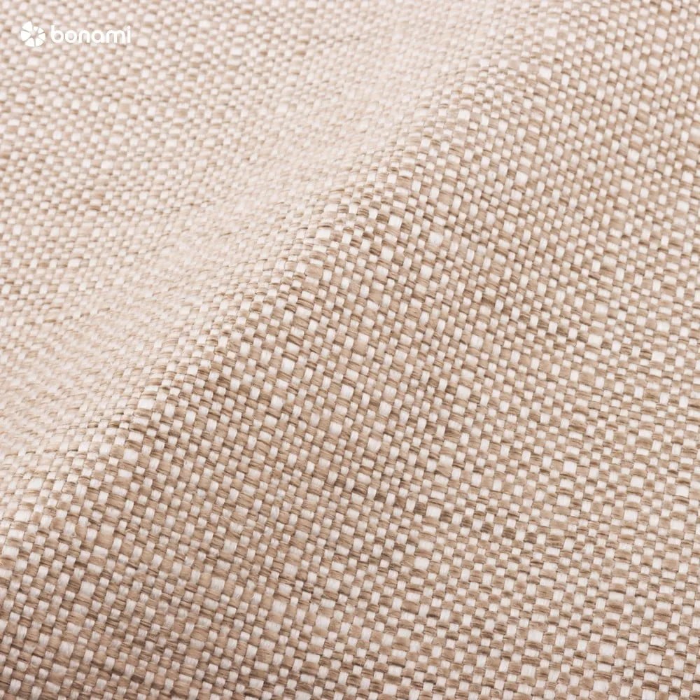 Letto matrimoniale imbottito beige con contenitore e rete inclusi 180x200 cm Elizabeth – Micadoni