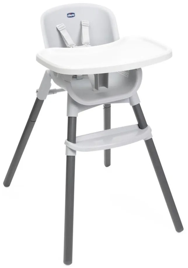 Chicco - Seggiolone da pranzo per bambini ZEST 3 in 1 bianco/grigio
