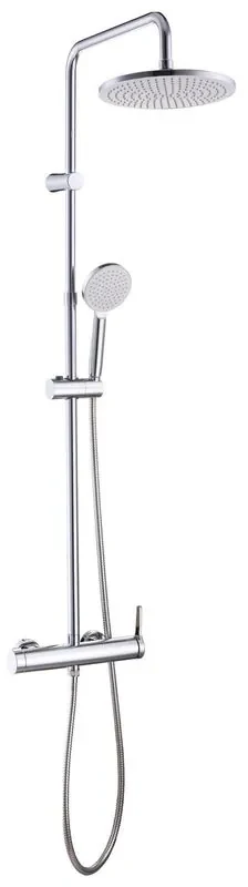 Colonna doccia con miscelatore Essential Sensea con rubinetto manuale cromo