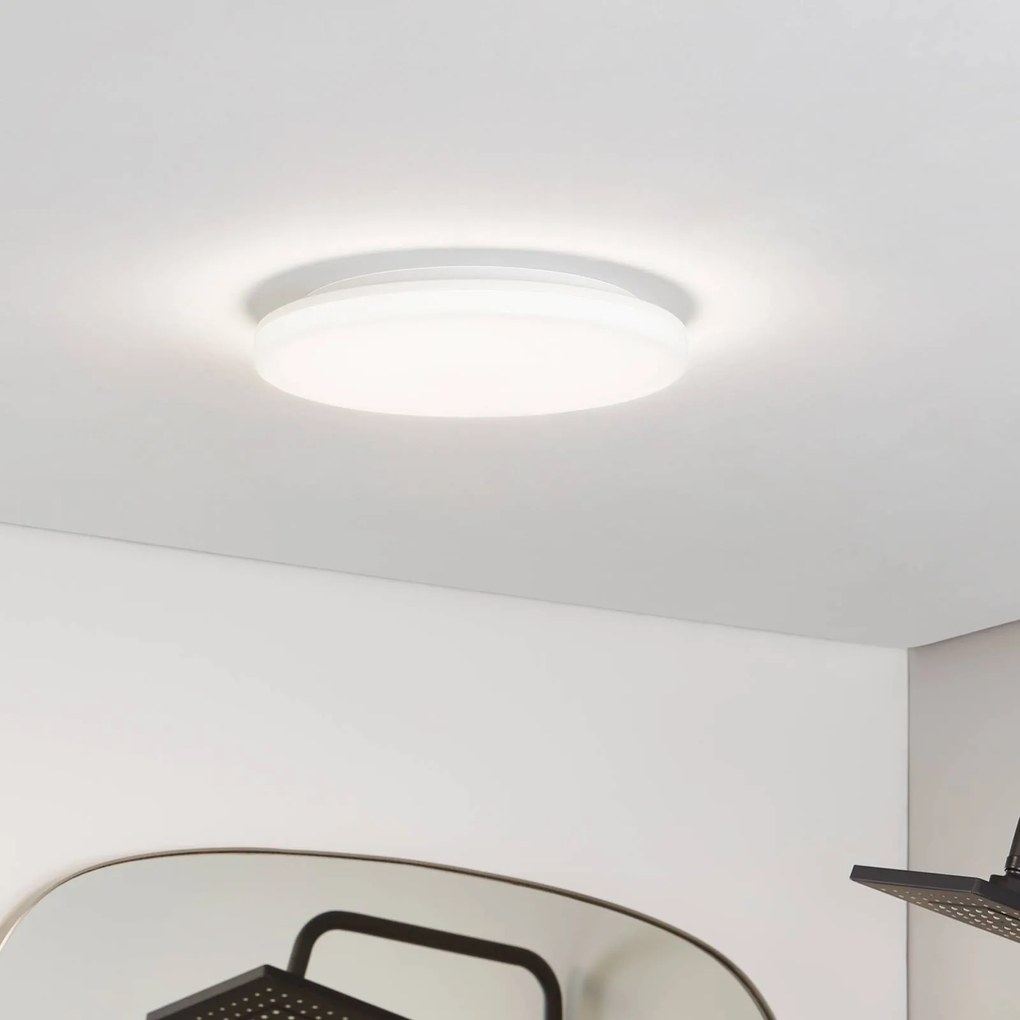 Plafoniera a LED Artin PRIOS, Bianco / Opale, Bagno, Plastica, Moderno, Plafoniera LED
