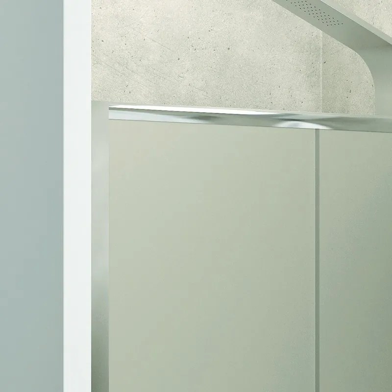 Nicchia doccia 120cm vetro satinato anticalcare KF5000 - KAMALU