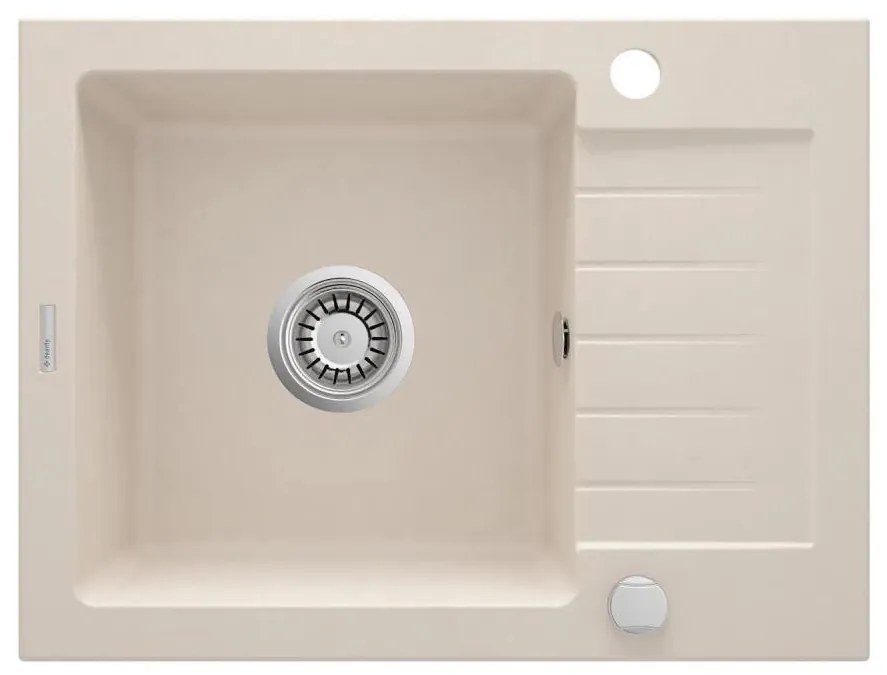 Deante ZQZ_511A - Lavello da cucina ZORBA 58x44 cm granito/beige