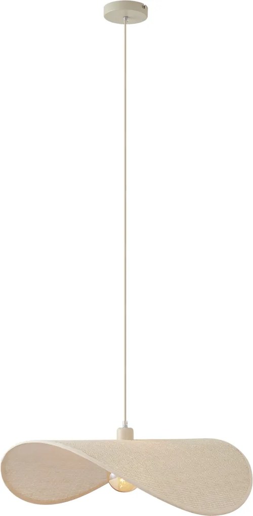 Lampada a Sospensione Moderna Beige 65cm - Hat