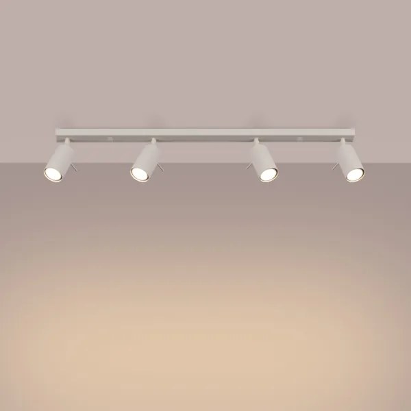 Sollux SL.1498 - Faretto RING 4xGU10/10W/230V color crema