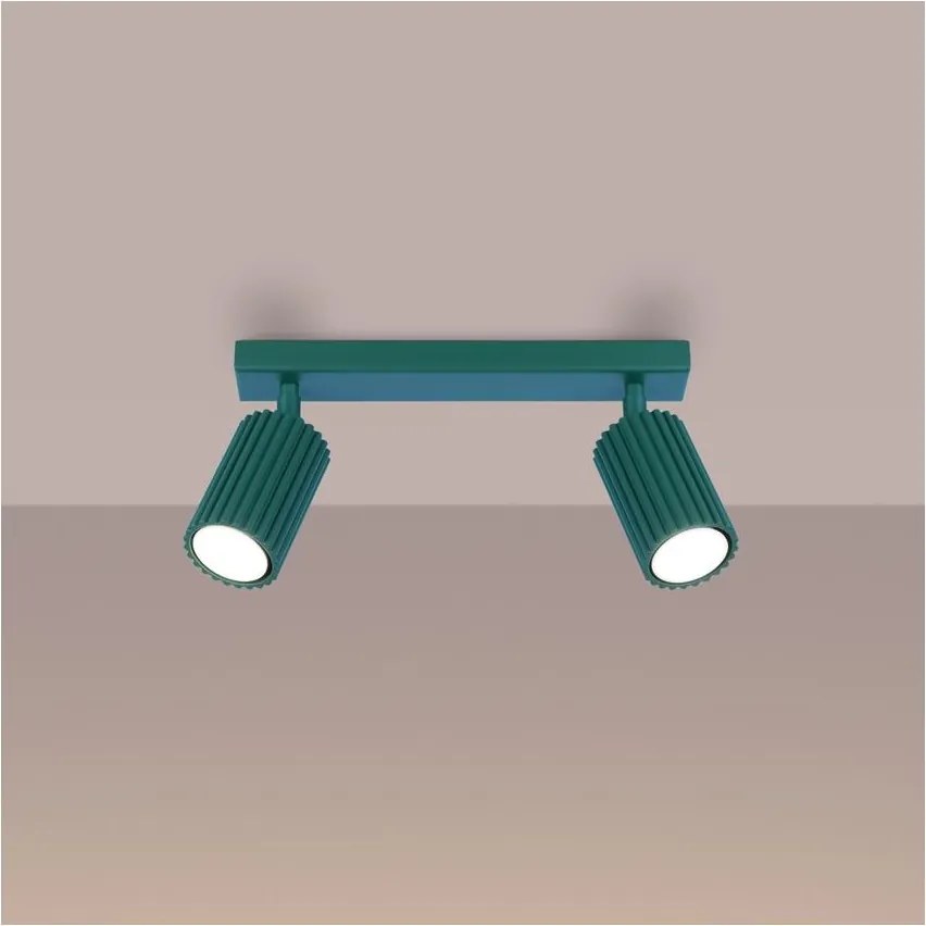 Brilagi - Faretto LED CRESTO 2xGU10/10W/230V turchese