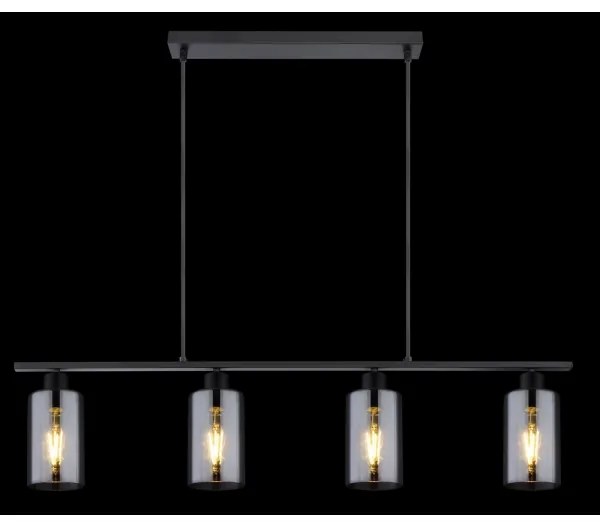 Globo 15465-4H - Lampadario a sospensione con filo HADERA 4xE27/60W/230V