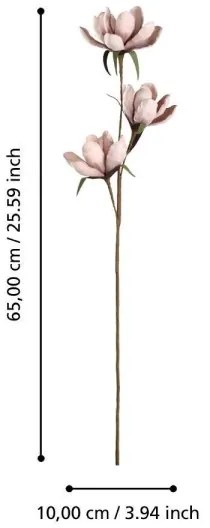 Eglo 428178 - Fiore artificiale MEHAKIT 65 cm rosa