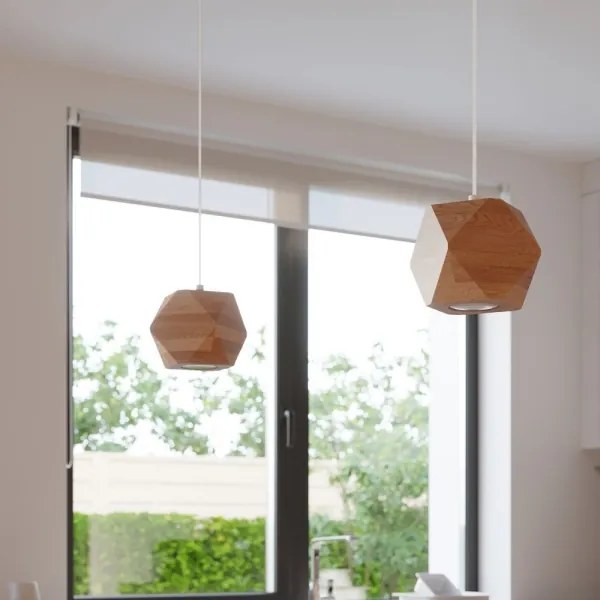 Sollux SL.1011 - Lampadario a sospensione con filo WOODY 1xGU10/40W/230V