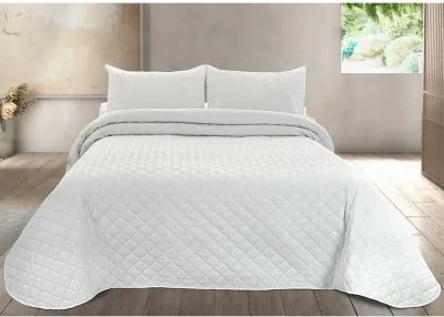 Trapunta Pierre Cardin EGNA Bianco Matrimoniale
