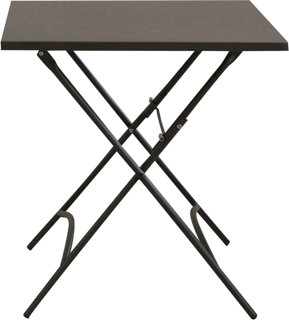 ROMANUS - set tavolo in metallo cm 70 x 70 x 72 h con 2 sedie Viper