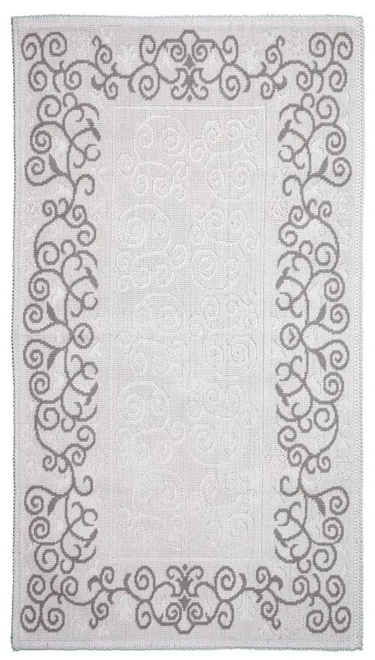 Tappeto in cotone grigio e beige , 100 x 150 cm Orkide - Vitaus