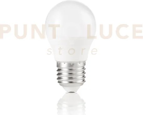 Lampadina attacco e27 in plastica bianca sfera 6 w 550 lm 3000 k ø ...