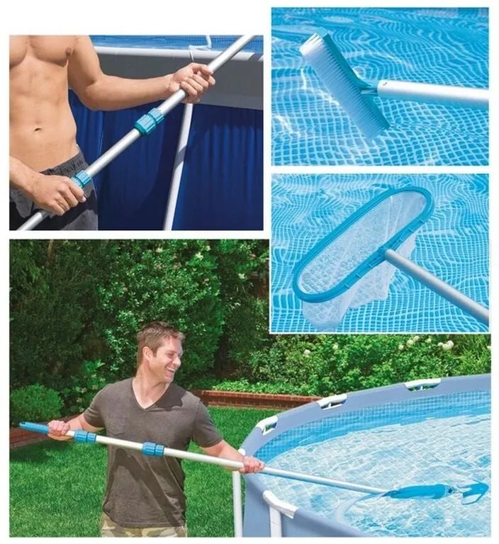 1pz Kit Pulizia Per Piscina Max Cm.549