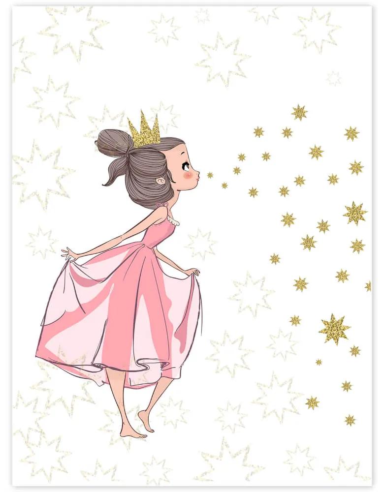 Quadro per ragazze - la principessa e le stelle | Inspio