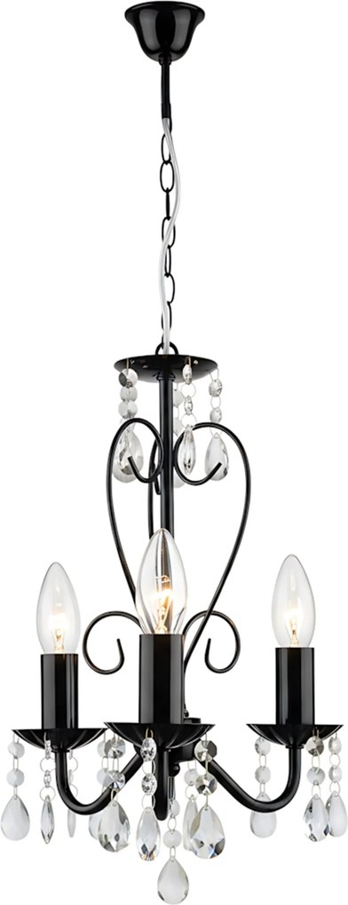 Lampada da soffitto EBT013-3CP BLACK