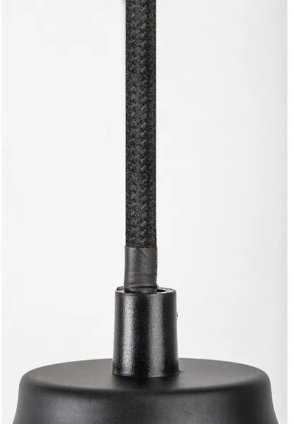 Rabalux 72034 - Lampadario a sospensione con filo SVENS 1xE27/60W/230V nero/arancione