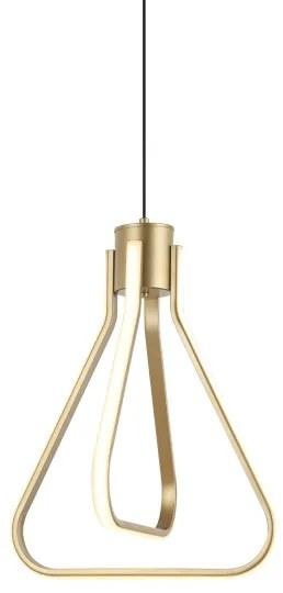 Lampadario LED sospeso ZING LED/19W/230V, finitura oro